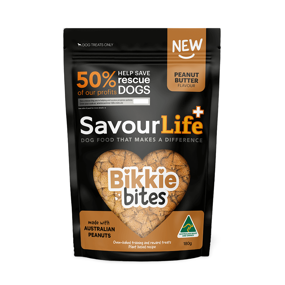Peanut Butter Flavour Bikkie Bites Dog Treats 1 Peanut Butter Flavour Bikkie Bites Dog Treats