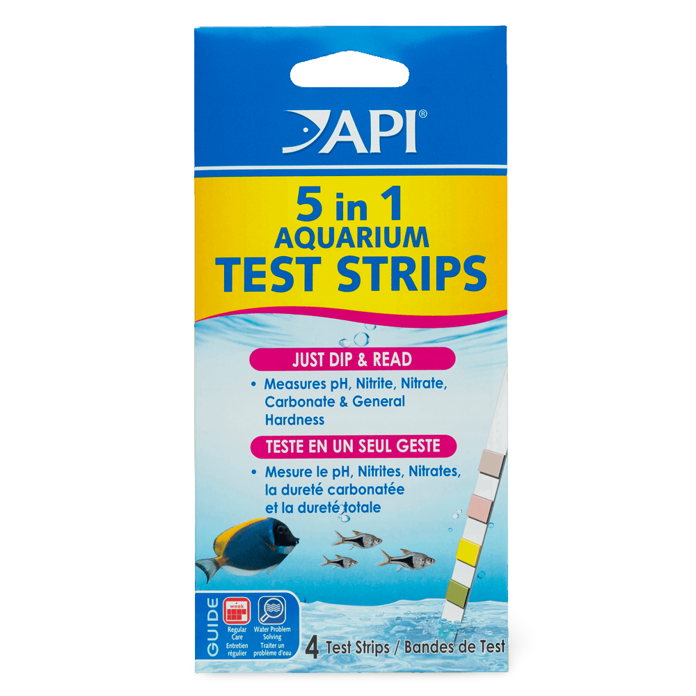 5 In 1 Freshwater And Saltwater Aquarium Test Strips