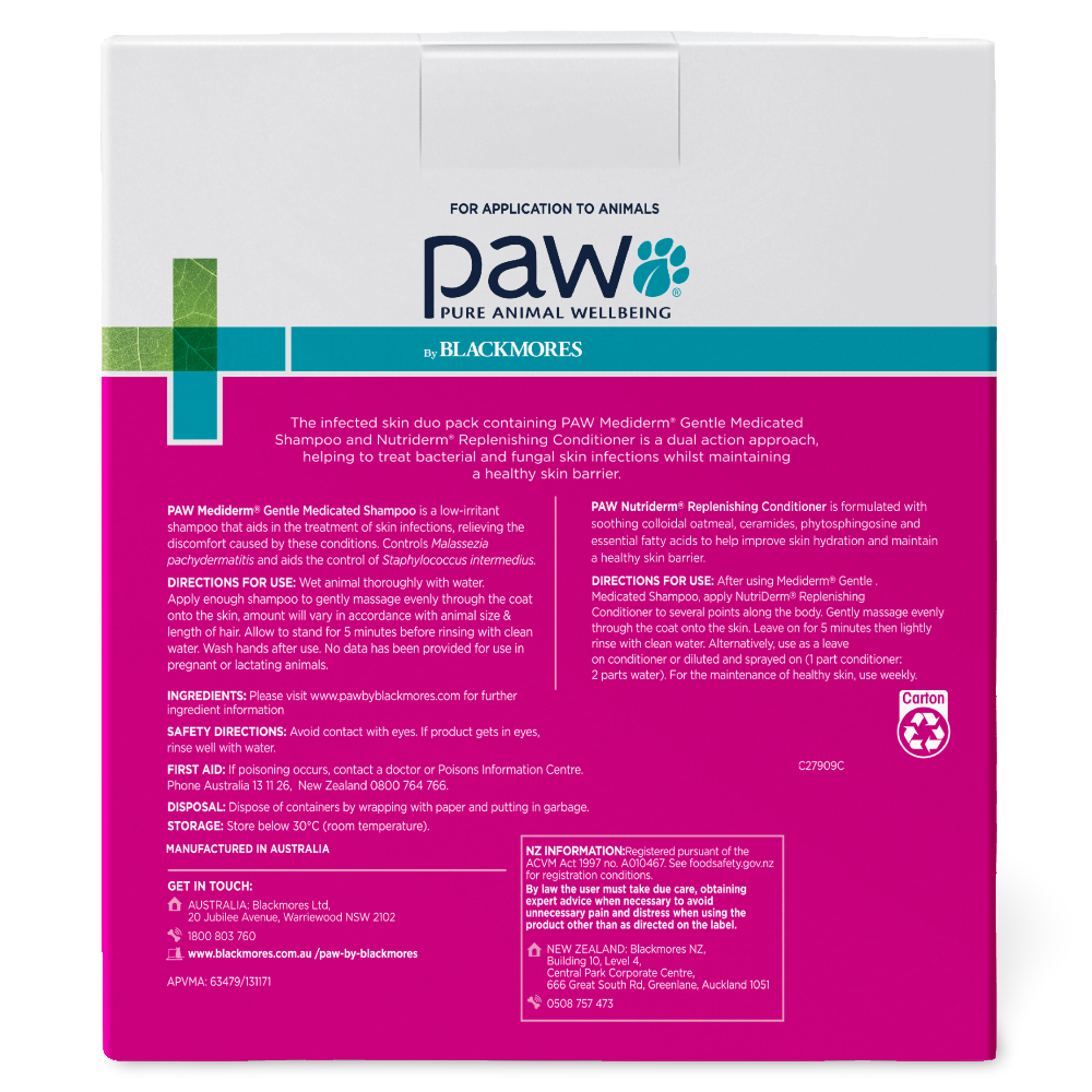 Infected Skin Shampoo And Conditioner Duo for Dogs 2 Infected Skin Shampoo And Conditioner Duo for Dogs