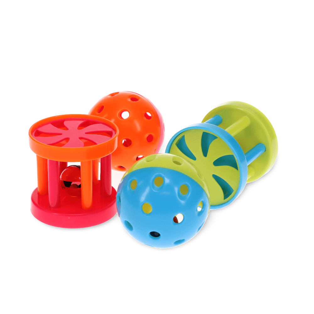 Barrel And Ball 4 Pack Cat Toy