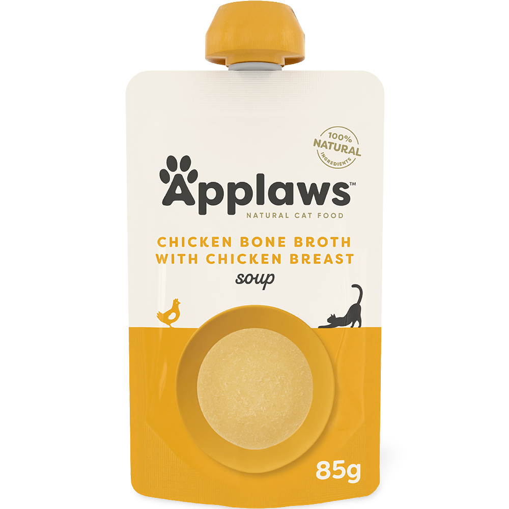 Natural Wet Cat Treat Chicken Bone Broth With Chicken Soup 1 Natural Wet Cat Treat Chicken Bone Broth With Chicken Soup
