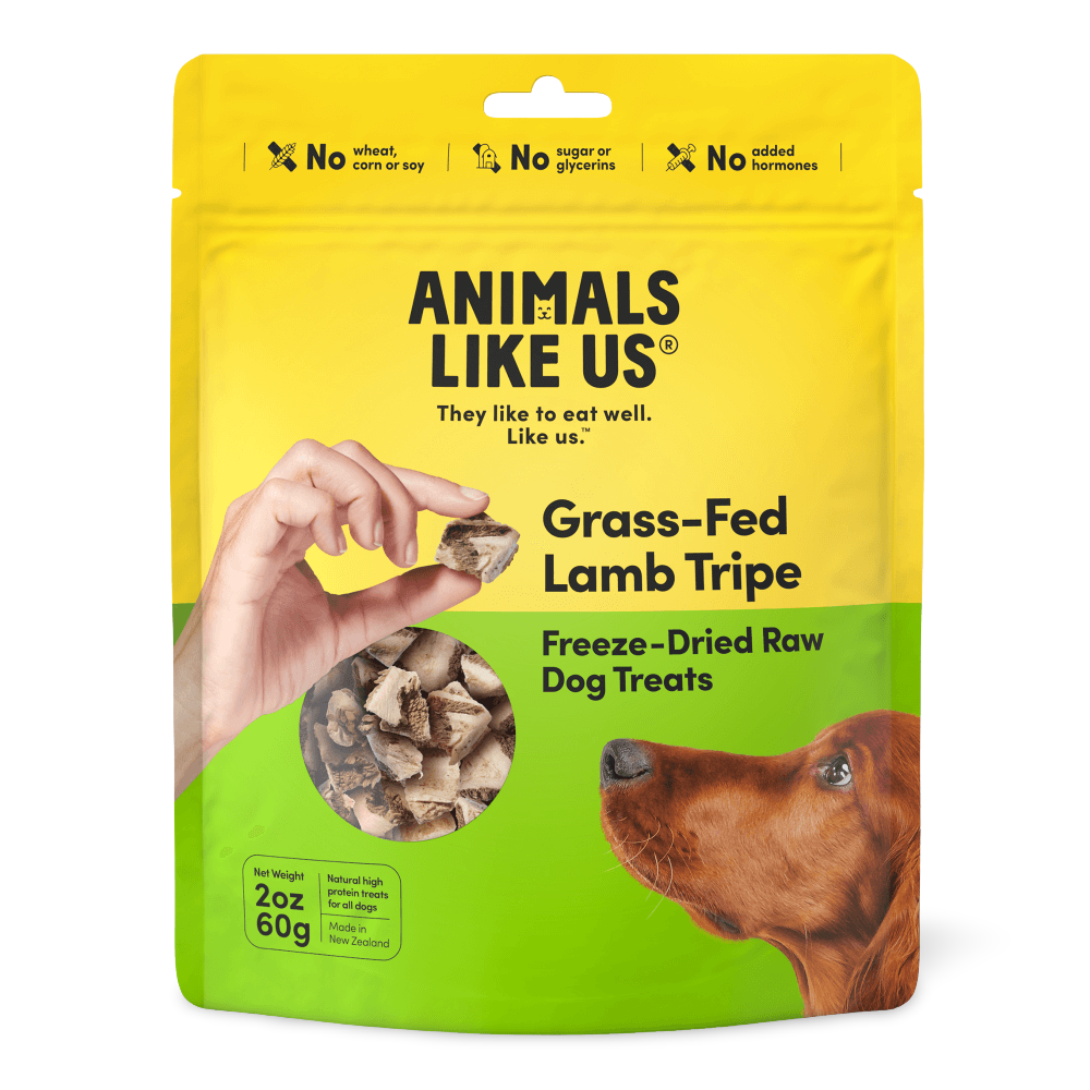 Grass Fed Lamb Tripe Freeze Dried Raw Dog Treats 1 Grass Fed Lamb Tripe Freeze Dried Raw Dog Treats