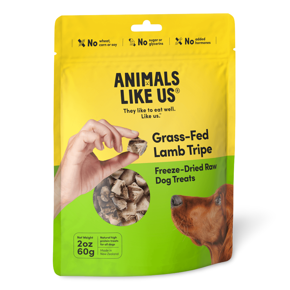 Grass Fed Lamb Tripe Freeze Dried Raw Dog Treats 8 Grass Fed Lamb Tripe Freeze Dried Raw Dog Treats