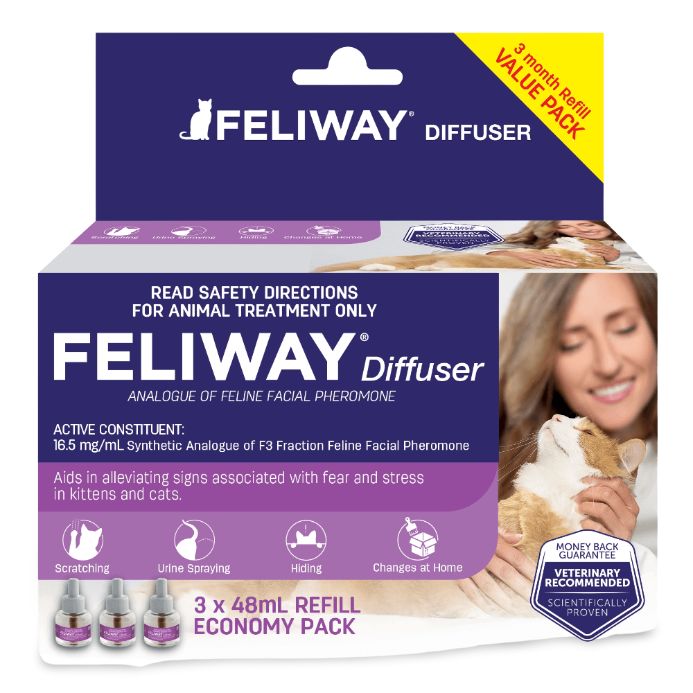 3 Refill Value Pack For Cat Calming And Stress Relief