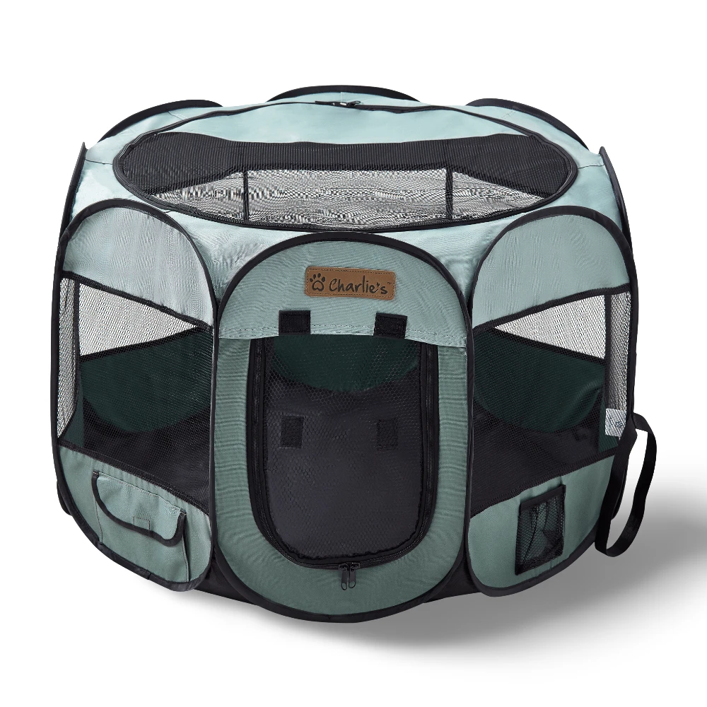 Adventure Foldable Portable Pet Playpen Sage