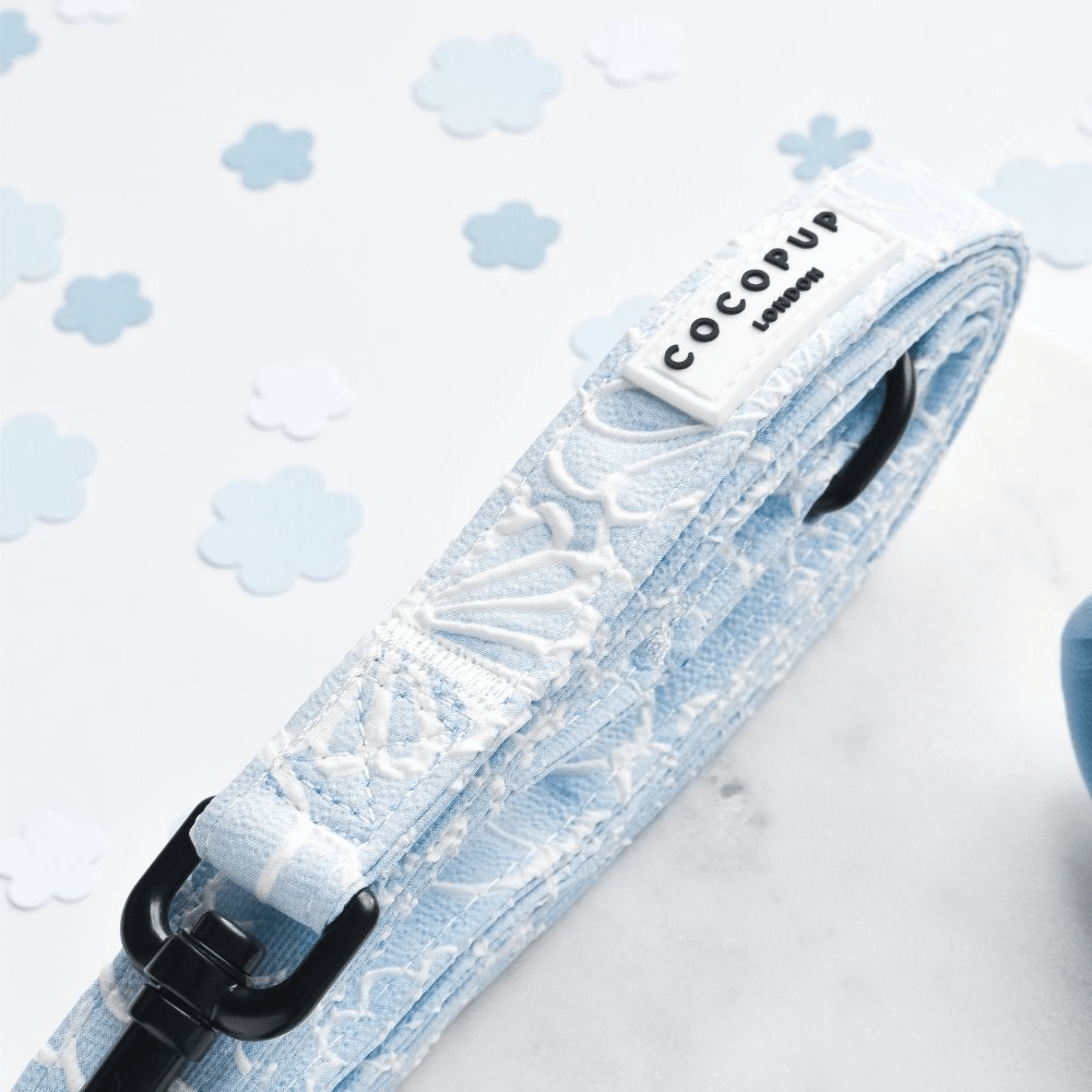 Dog Lead Baby Blue Flower 2 Dog Lead Baby Blue Flower