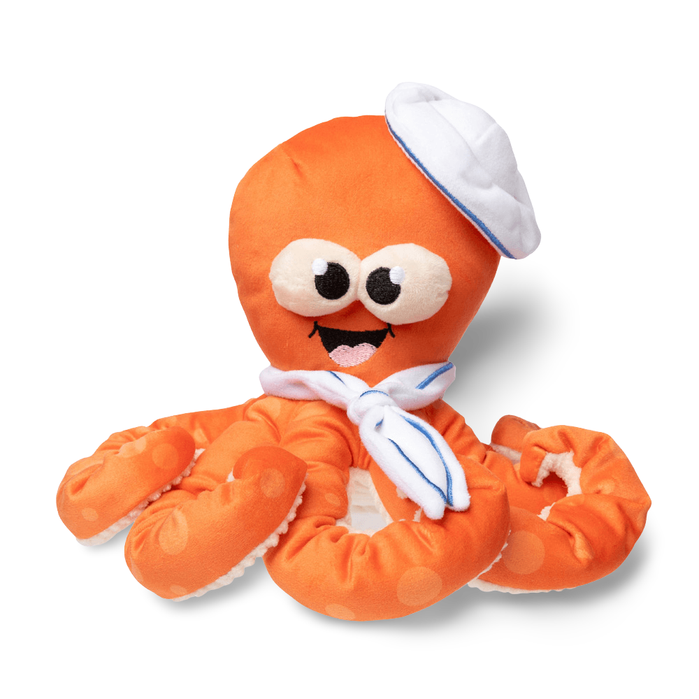 Sailor Squiggles Plush Dog Toy 1 Sailor Squiggles Plush Dog Toy