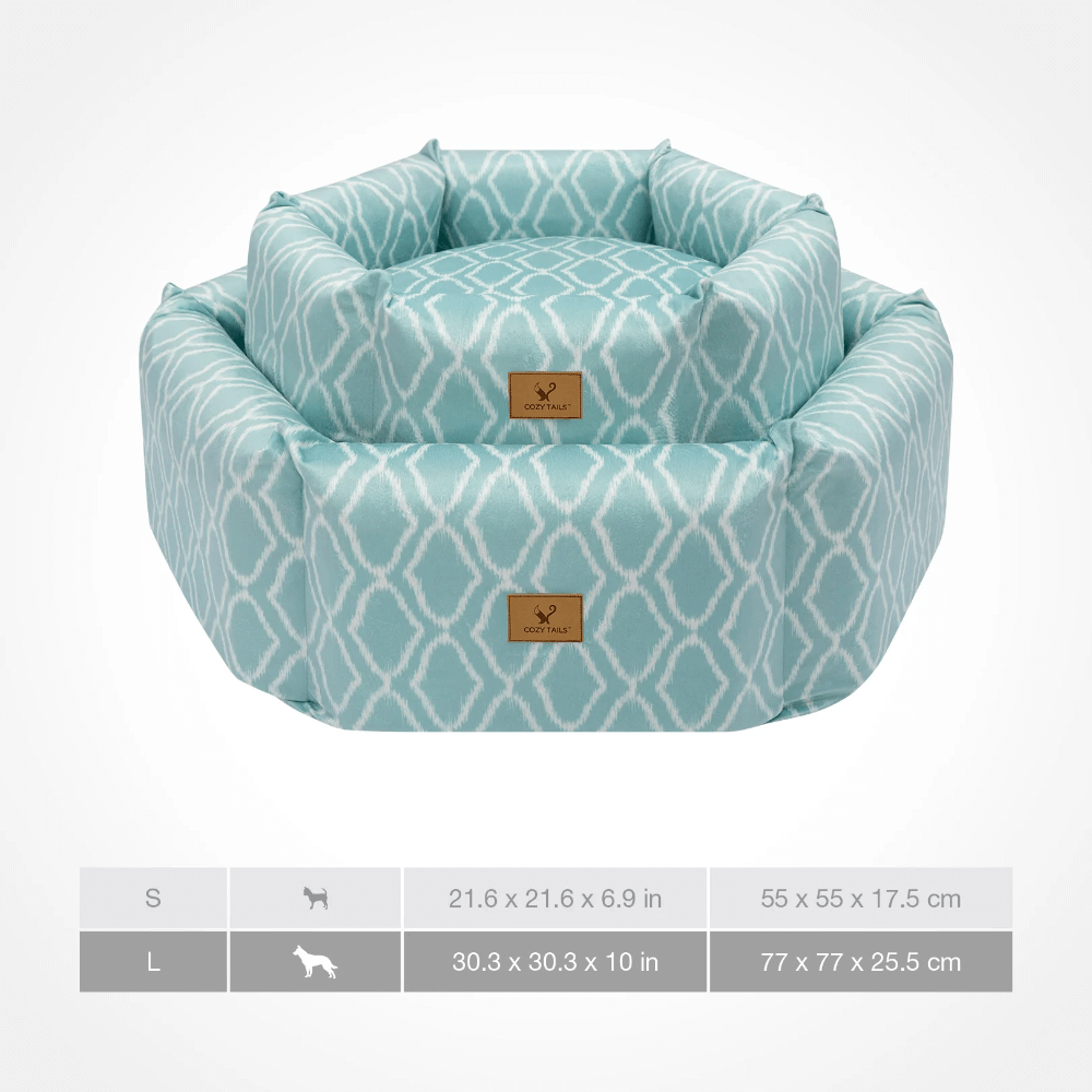Hexagonal Dog Bed Navy Blue 9 Hexagonal Dog Bed Navy Blue