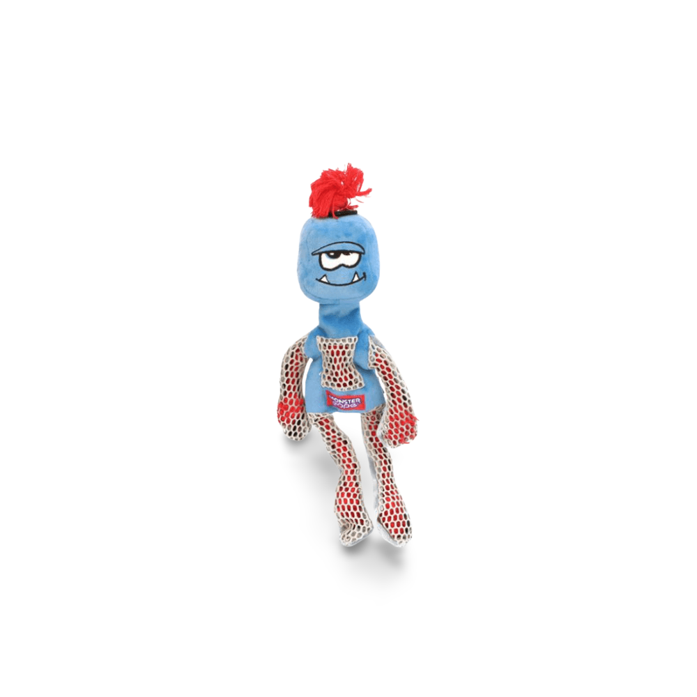 Monster Rope Squeaker Blue 3 Monster Rope Squeaker Blue
