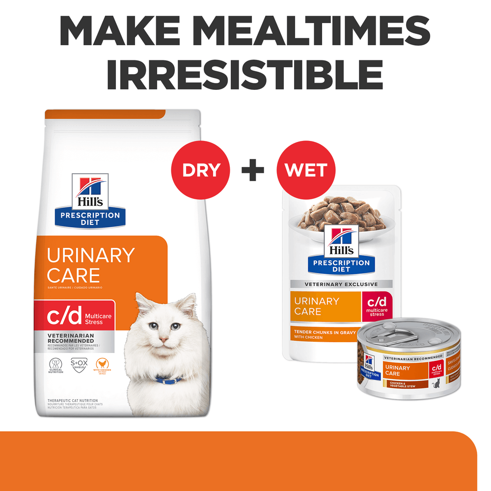 Cd Urinary Stress Wet Cat Food Pouches 8 Cd Urinary Stress Wet Cat Food Pouches
