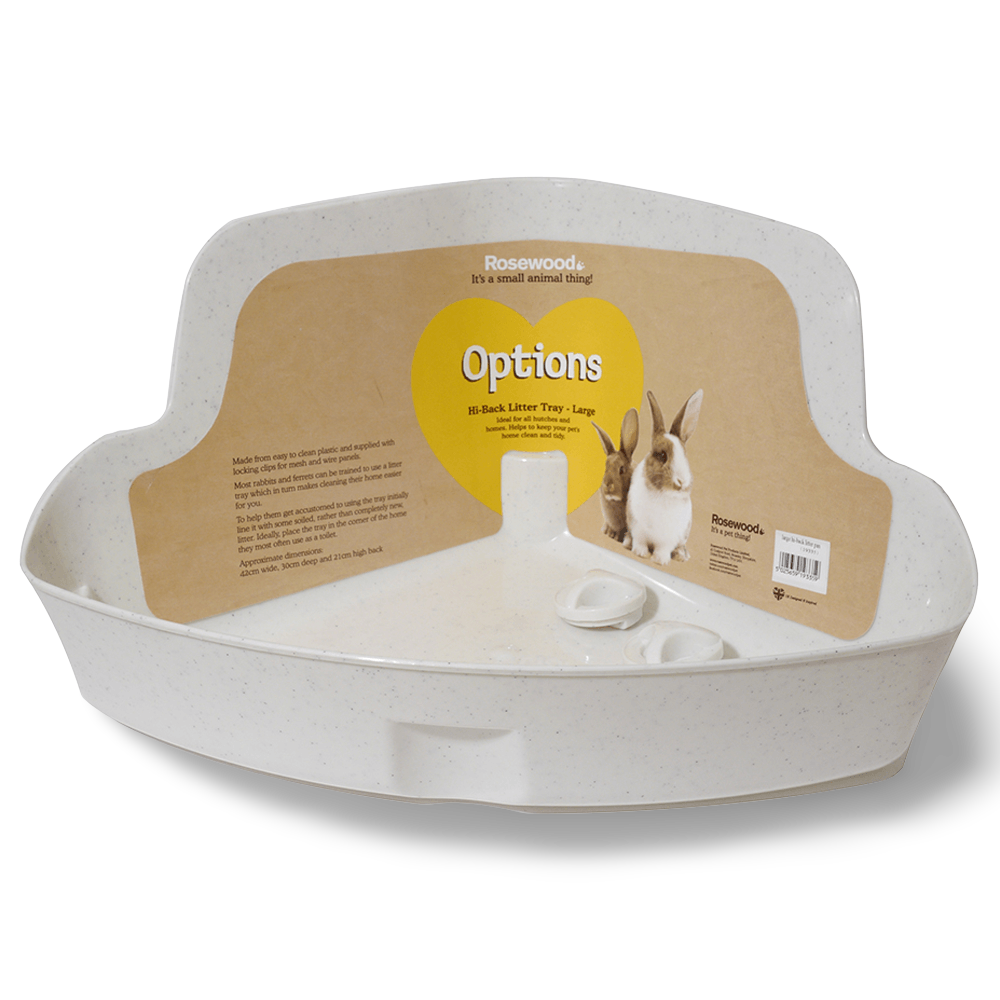 Corner Litter Tray For Rabbits