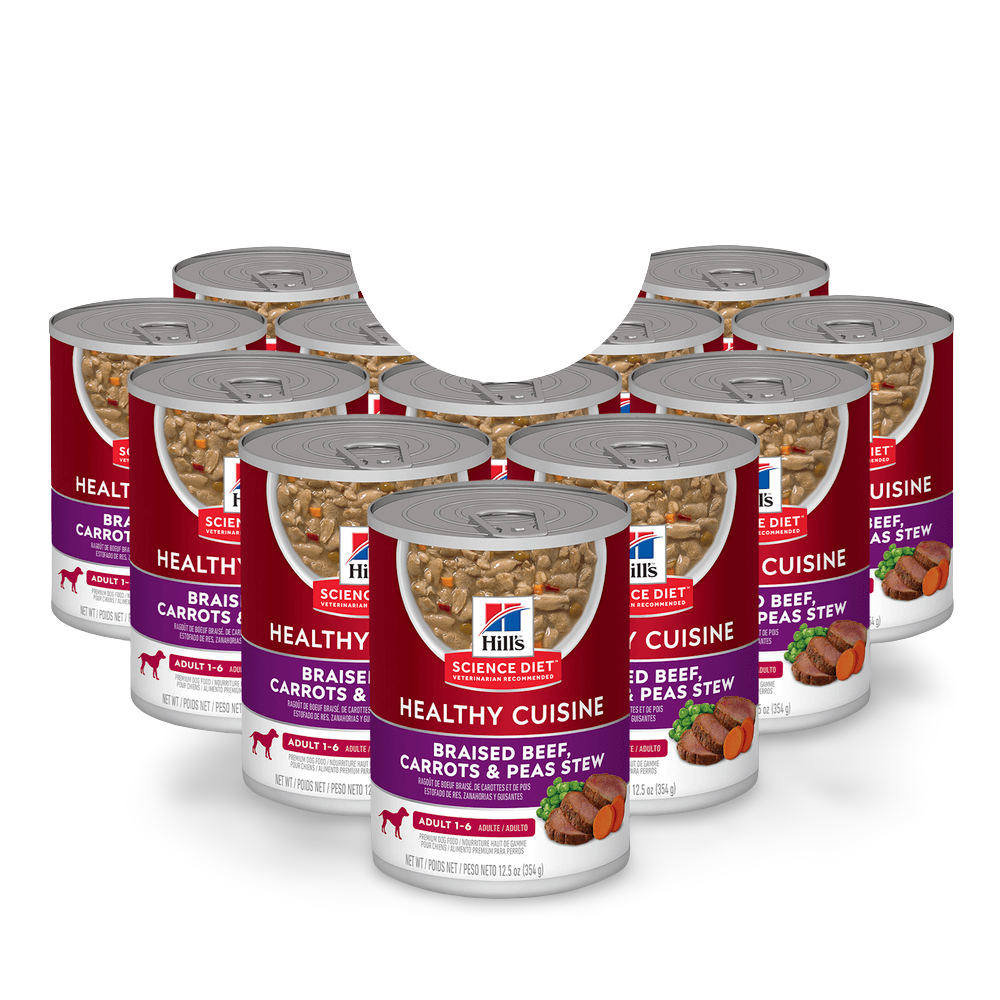 Adult Healthy Cuisine Beef Carrots And Peas Stew Wet Dog Food Canned 10 Adult Healthy Cuisine Beef Carrots And Peas Stew Wet Dog Food Canned