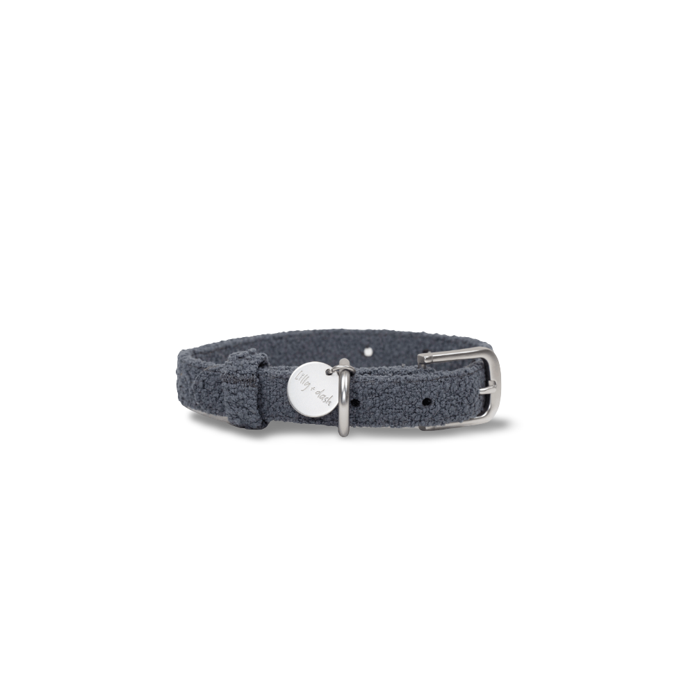 Collar Medium Dog Charcoal Collar 1 Collar Medium Dog Charcoal Collar