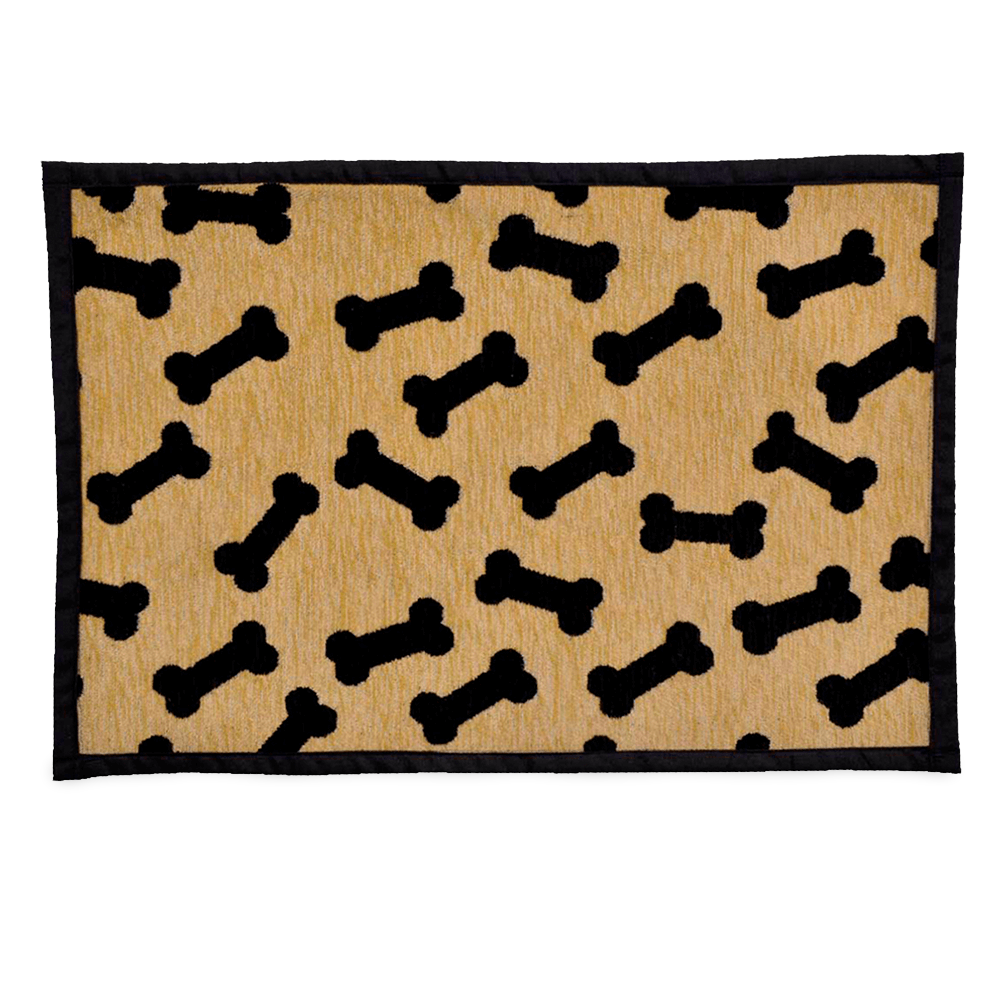 Dancing Bones Chenille Fashion Mat