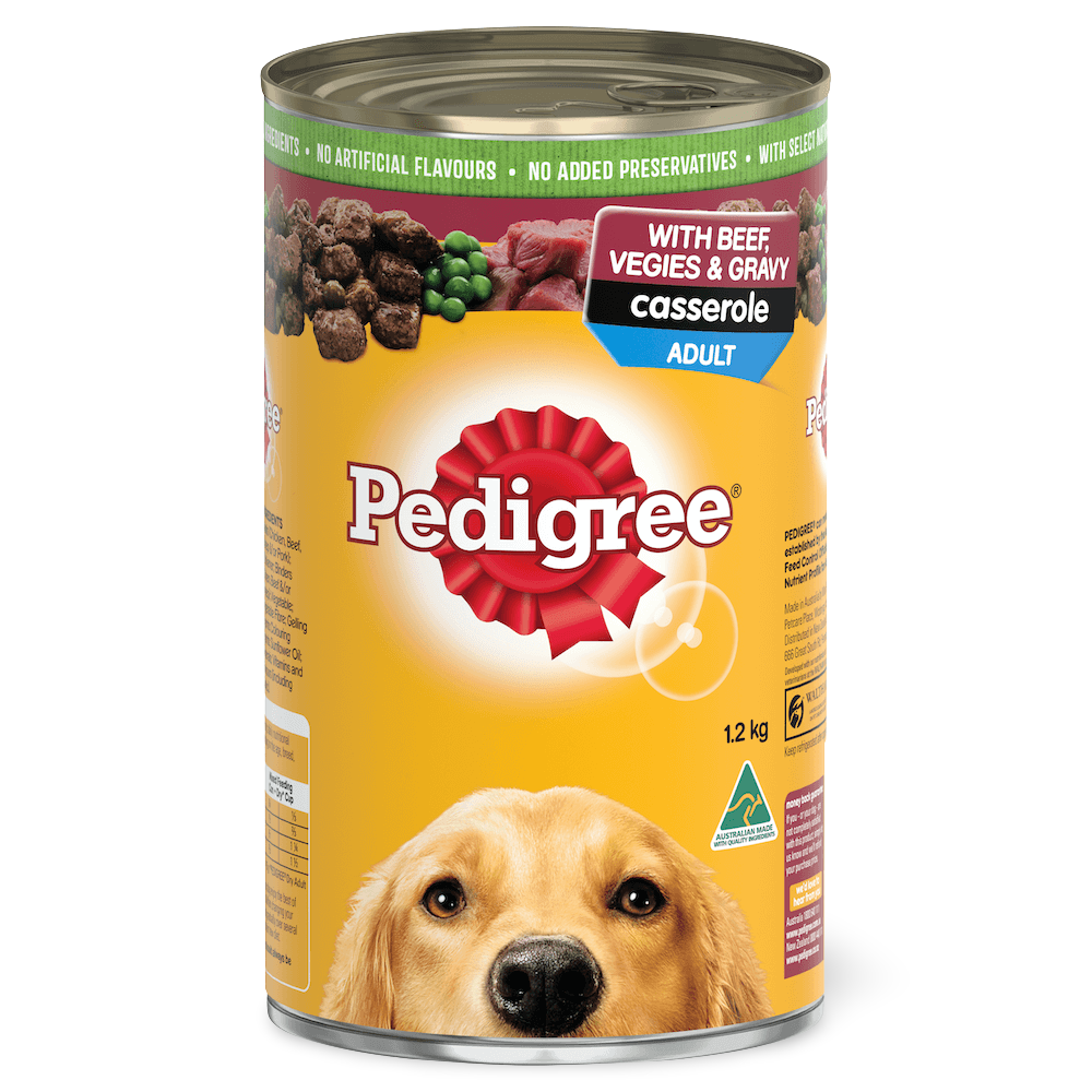Adult Wet Dog Food Beef Vegies Gravy Casserole 6 Adult Wet Dog Food Beef Vegies Gravy Casserole