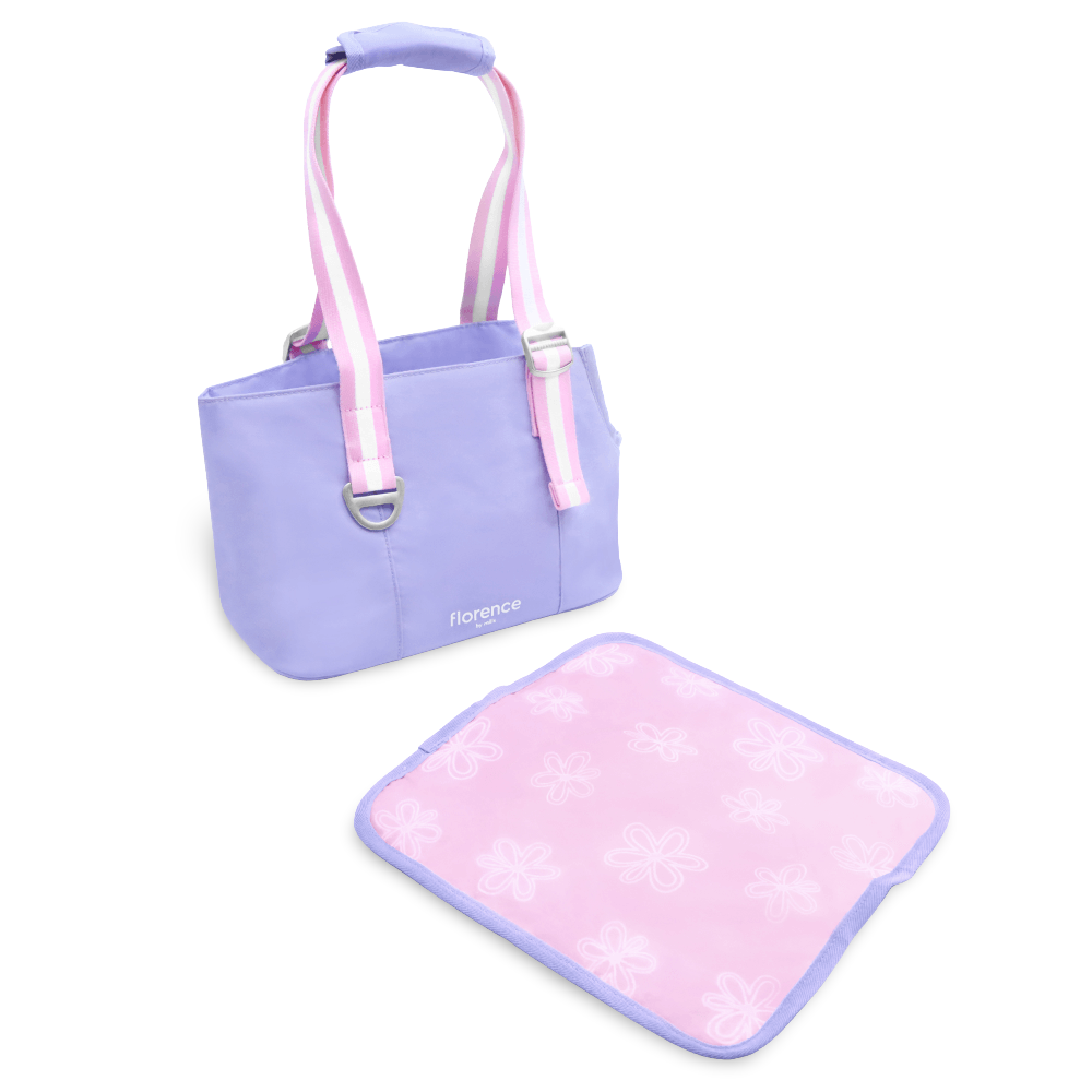Florence Pet Carrying Tote Purple 3 Florence Pet Carrying Tote Purple