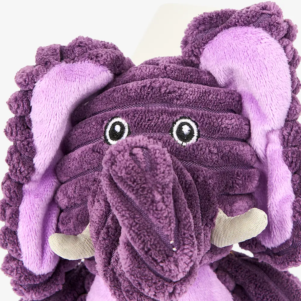 Furries Funky Elephant Plush Dog Toy 3 Furries Funky Elephant Plush Dog Toy