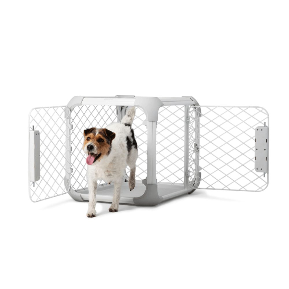 Evolv White Dog Crate 1 Evolv White Dog Crate