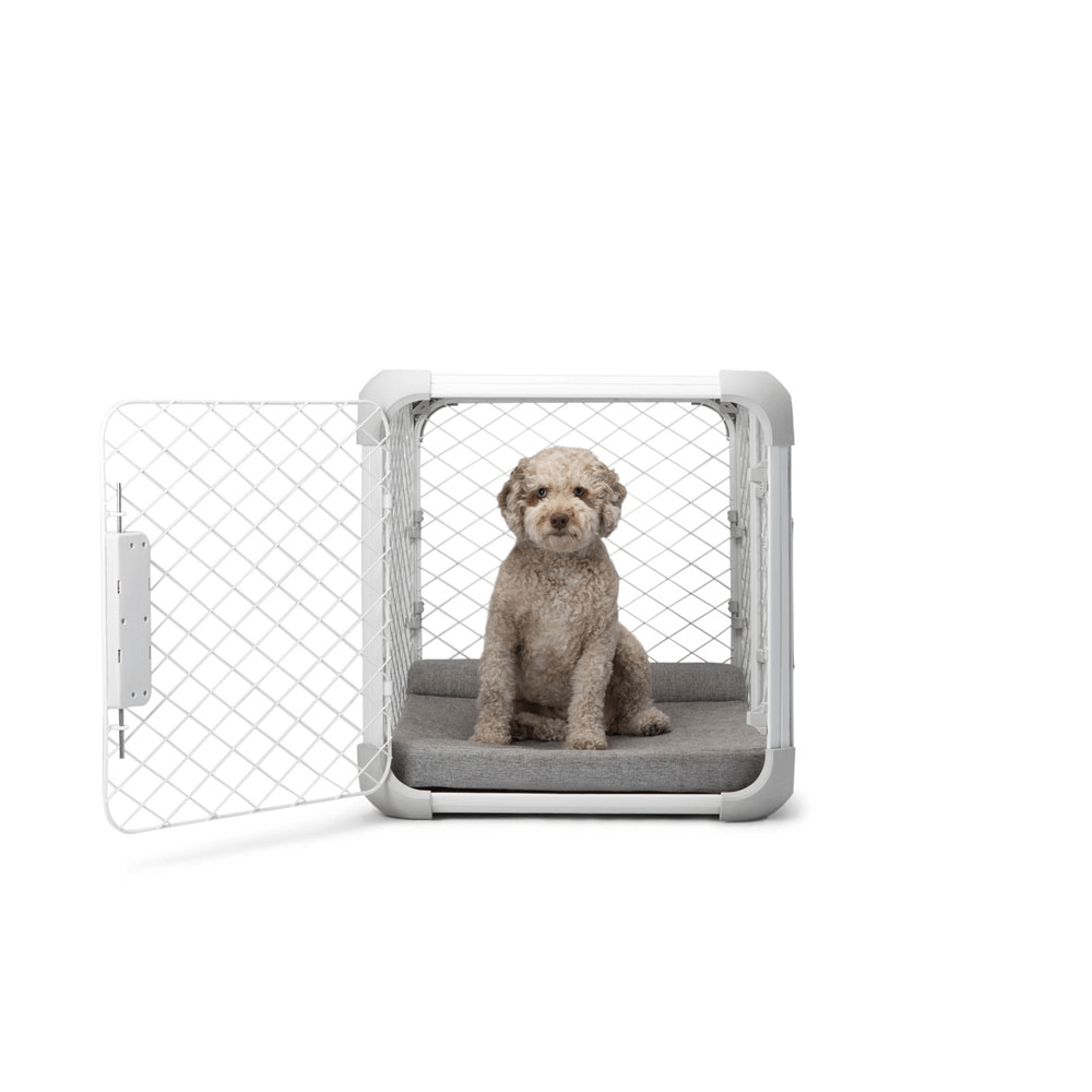Evolv White Dog Crate 3 Evolv White Dog Crate