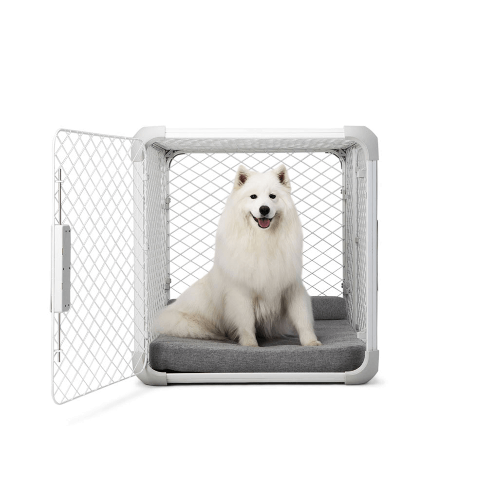 Evolv White Dog Crate 4 Evolv White Dog Crate