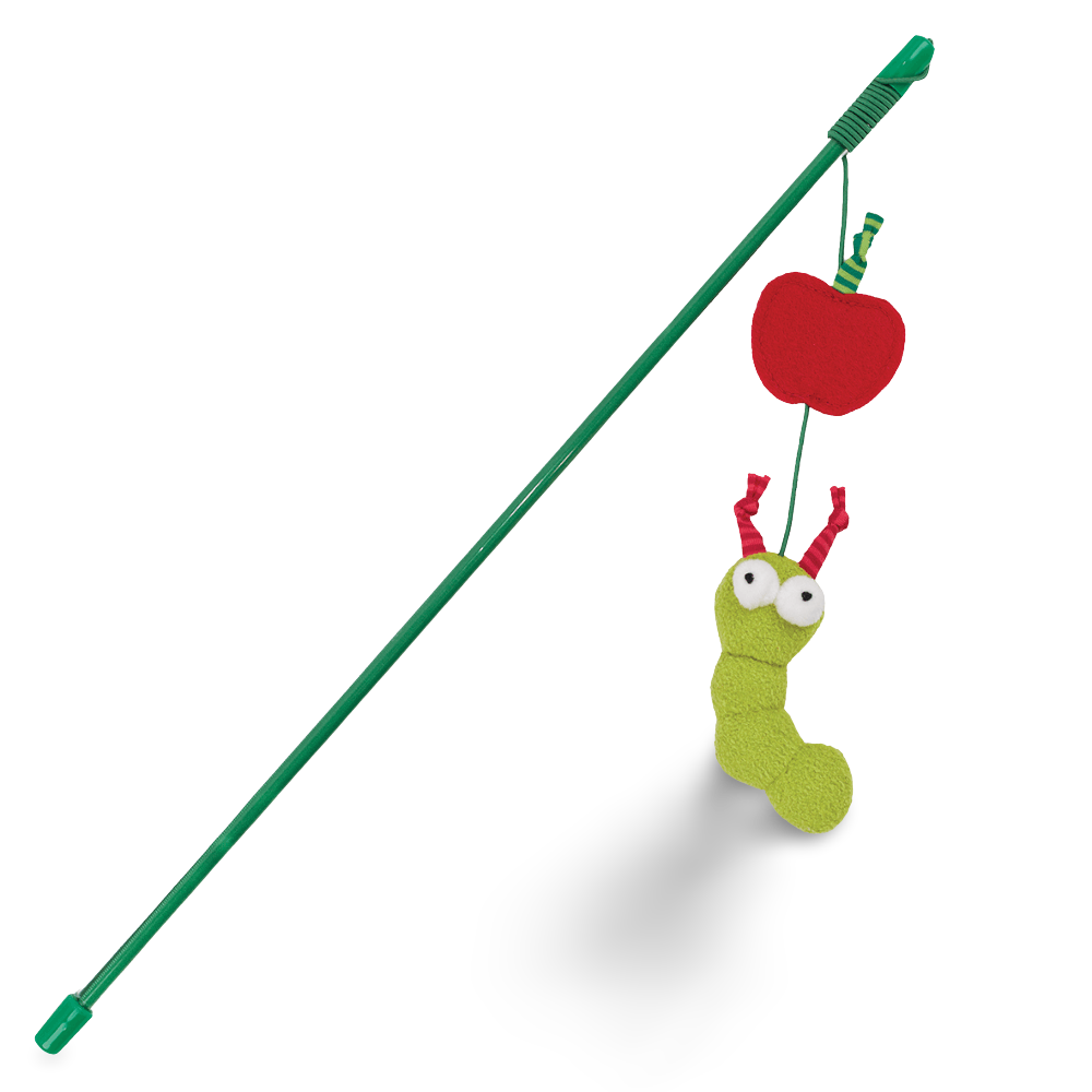Hungry Caterpillar Wand Cat Toy 1 Hungry Caterpillar Wand Cat Toy