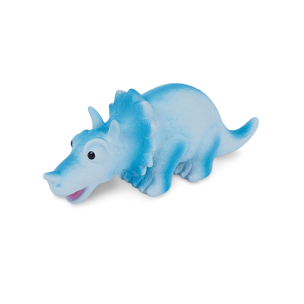 Latex Triceratops Dog Toy 2 Latex Triceratops Dog Toy