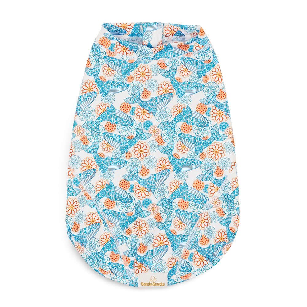 Mandala Whale Dog Rashie