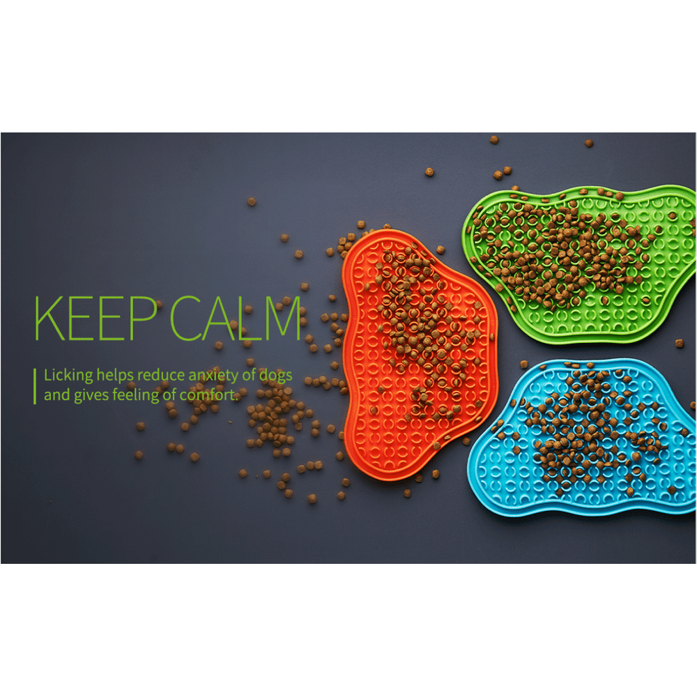 Paw 2 In 1 Slow Feeder Bowl Lick Pad Combo Blue 5 Paw 2 In 1 Slow Feeder Bowl Lick Pad Combo Blue