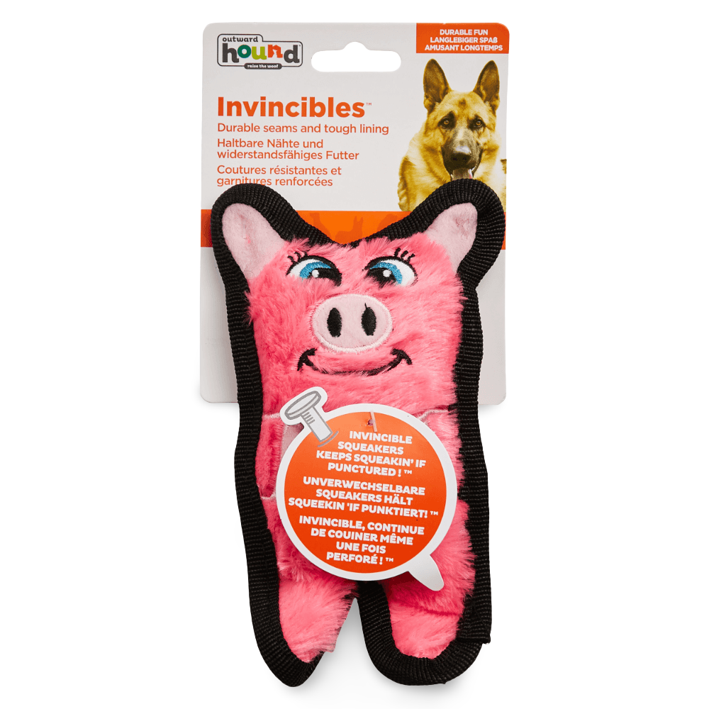 Durablez Pig Plush Dog Toy 2 Durablez Pig Plush Dog Toy