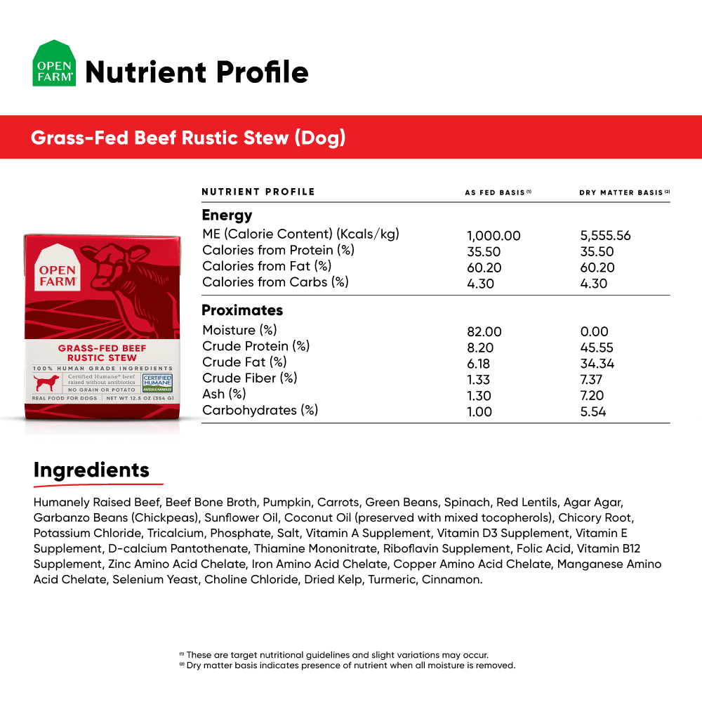 Beef Rustic Stew Wet Dog Food 5 Beef Rustic Stew Wet Dog Food