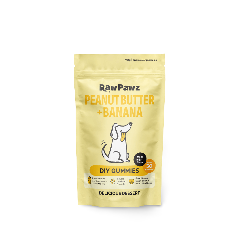 Green Banana Starch And Peanut Butter Diy Gummies Dog Treats