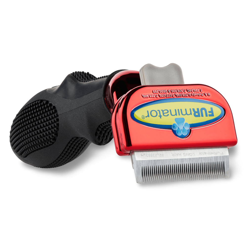 Long Hair Deshedding Tool Metallic Edition for Small Dogs 1 Long Hair Deshedding Tool Metallic Edition for Small Dogs