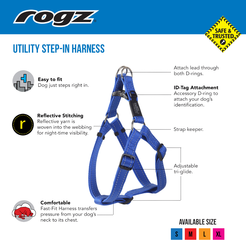 Classic Step In Harness Orange 2 Classic Step In Harness Orange