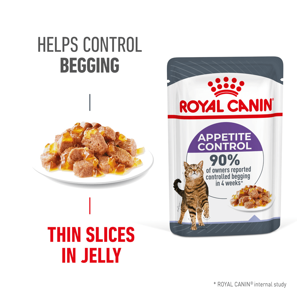 Appetite Control Jelly Adult Wet Cat Food Pouches 3 Appetite Control Jelly Adult Wet Cat Food Pouches