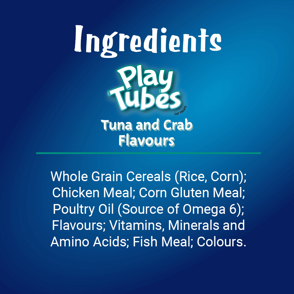 Play Tubes Tuna And Crab Cat Treats 6 Play Tubes Tuna And Crab Cat Treats