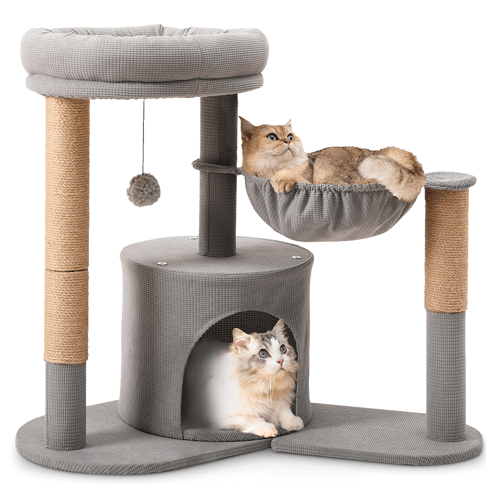 4 In 1 Cat Tree With Rotatable Hammock