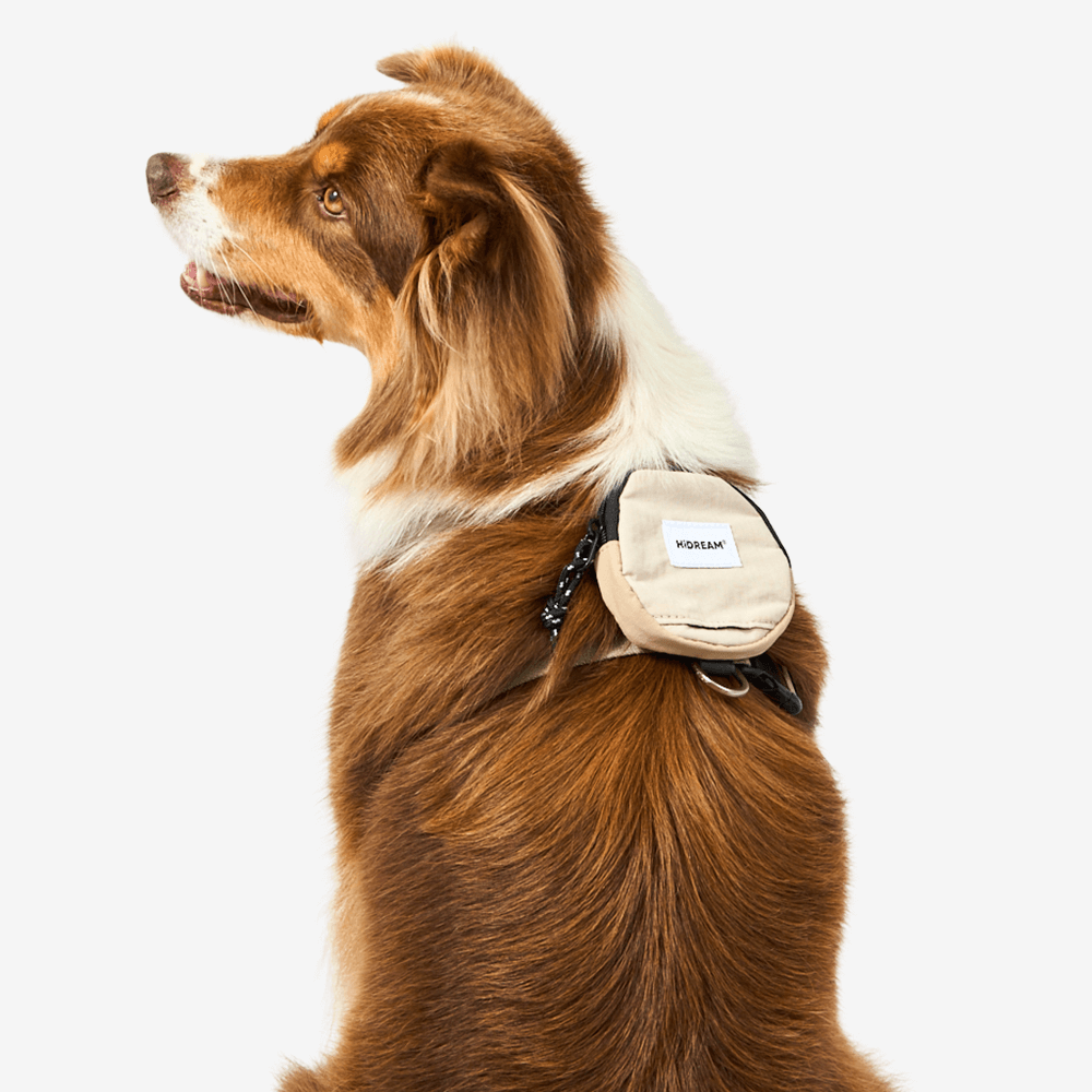Poop Bag Holder Beige 3 Poop Bag Holder Beige