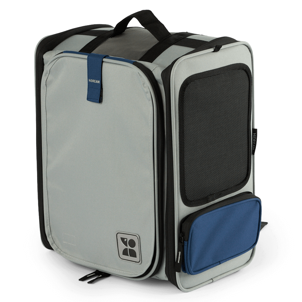 Pet Backback With Expandable Front Pouch 1 Pet Backback With Expandable Front Pouch