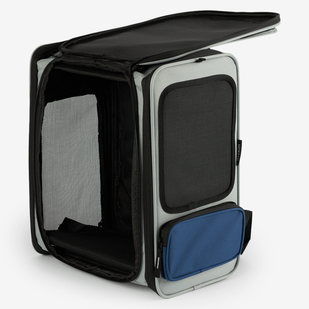 Pet Backback With Expandable Front Pouch 8 Pet Backback With Expandable Front Pouch