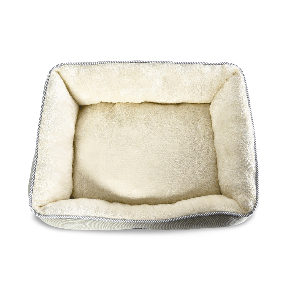 Rectangular Dog Bed Grey 2 Rectangular Dog Bed Grey