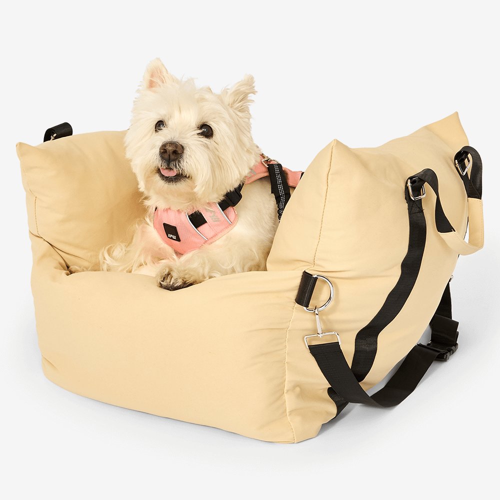 Dog Travel Car Seat Bed Yellow