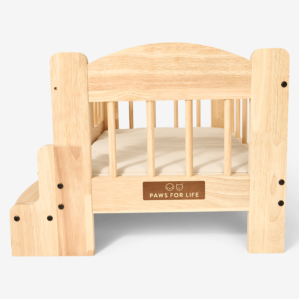 Elevated Pet Bed With Stairs 5 Elevated Pet Bed With Stairs