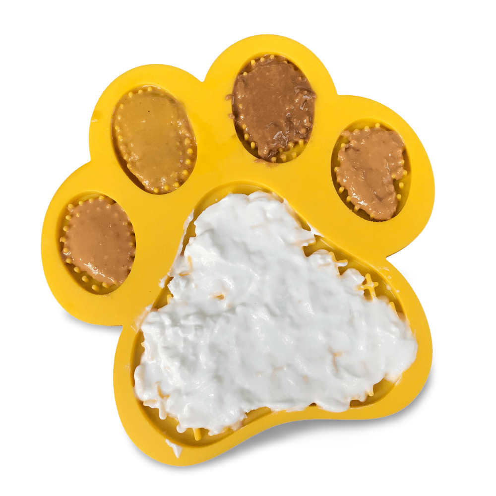 Enrichment Lick Mat With Spatula Yellow 5 Enrichment Lick Mat With Spatula Yellow