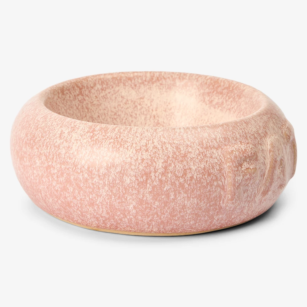 Bubble Sturdy Ceramic Pet Bowl in Pink 6 Bubble Sturdy Ceramic Pet Bowl in Pink