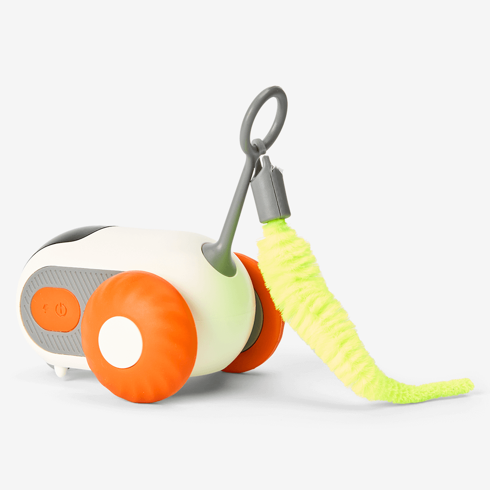 Interactive Smart Cat Toy Orange 3 Interactive Smart Cat Toy Orange