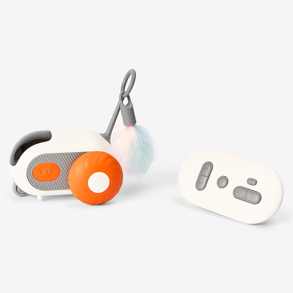 Interactive Smart Cat Toy Orange 5 Interactive Smart Cat Toy Orange
