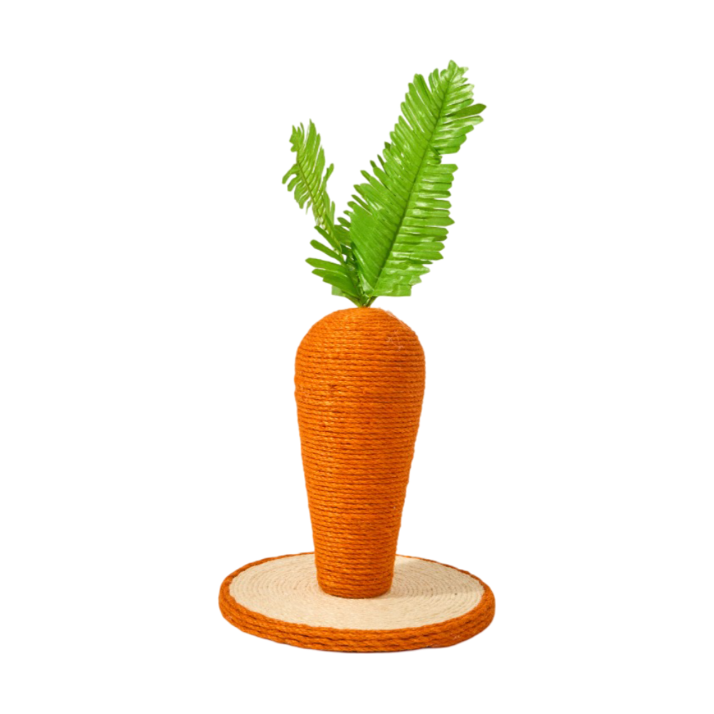 Carrot Shaped Jute and Sisal Cat Scratching Post