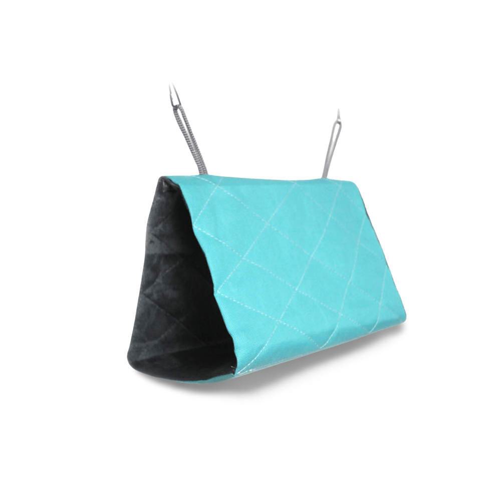 Budgie Snuggler Turquoise Hideaway 1 Budgie Snuggler Turquoise Hideaway