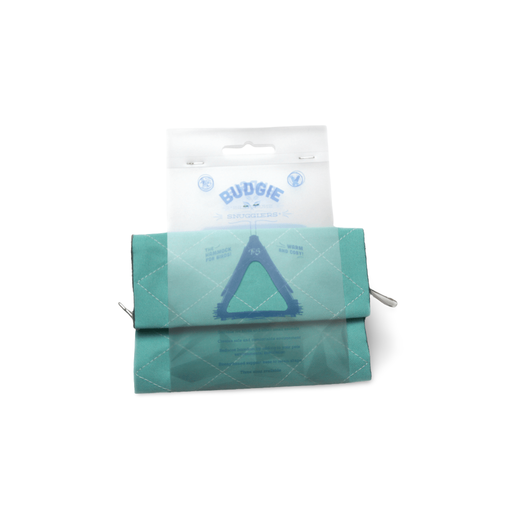 Budgie Snuggler Turquoise Hideaway 2 Budgie Snuggler Turquoise Hideaway