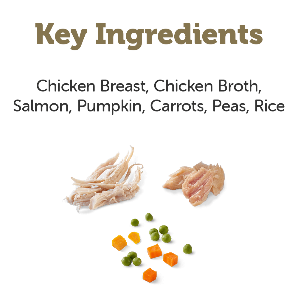 Taste Toppers Wet Dog Food Chicken Breast With Salmon And Veggies In Broth Tin 5 Taste Toppers Wet Dog Food Chicken Breast With Salmon And Veggies In Broth Tin